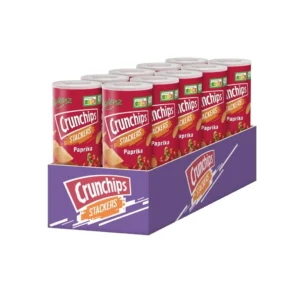 LORENZ | Crunchips Stackers Paprika | 10 x 175g | Gluten Free