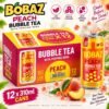 Bobaz Peach Bubble Tea0