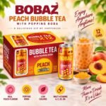 Bobaz Peach Bubble Tea2