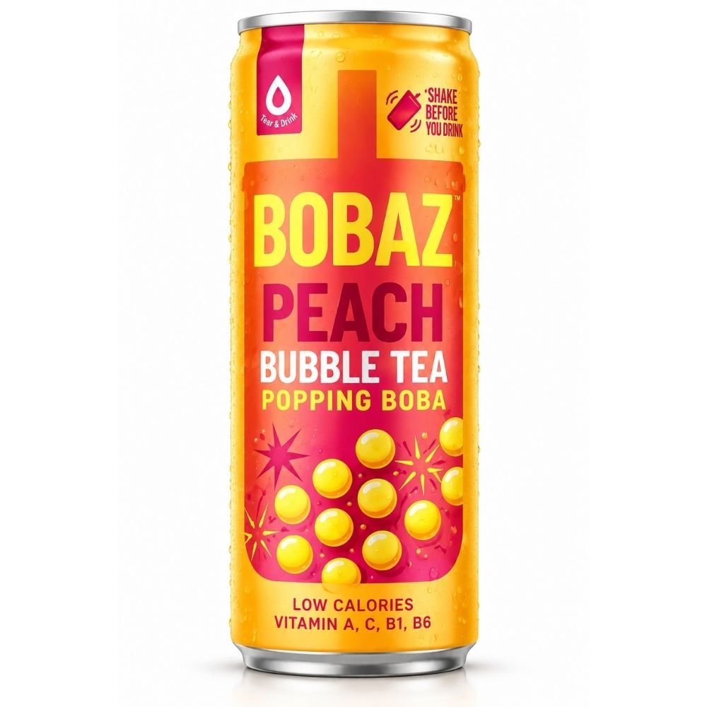 Bobaz Peach Bubble Tea4