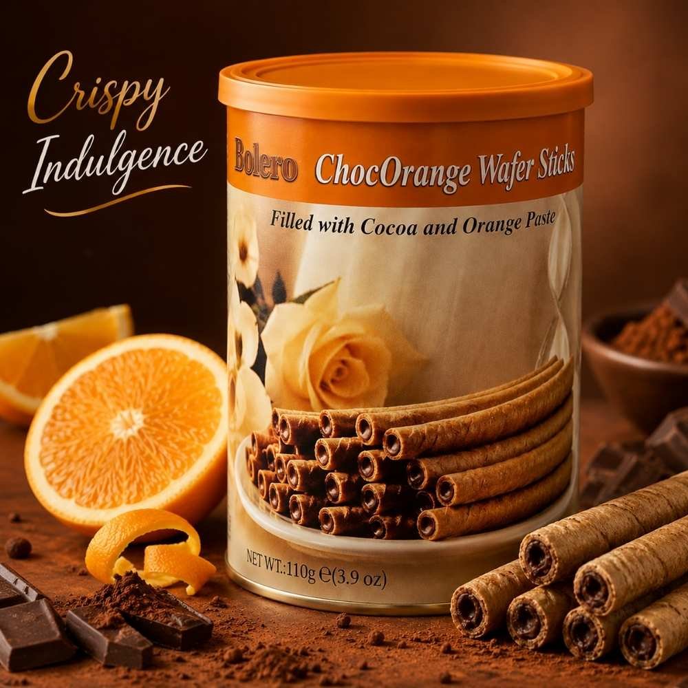Bolero Chocorange Wafer Sticks