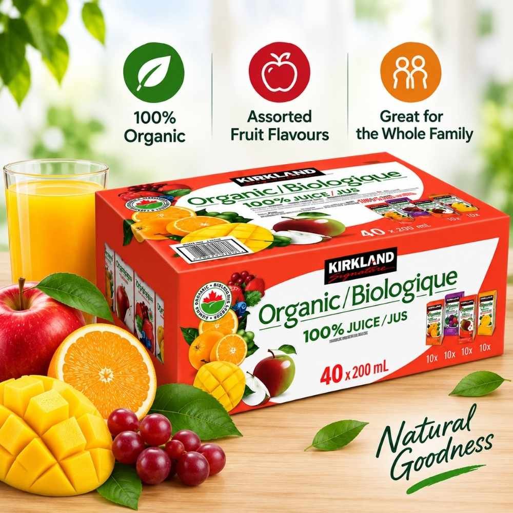 Kirkland Signature Organic Juice2