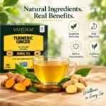 Vahdam Turmeric Ginger Herbal Tea2