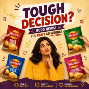 Walkers Classic Variety Multipack Crisps 20 x 25g | 4 Flavours | 500g