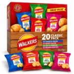 Walkers Classic Variety Multipack Crisps 20 x 25g | 4 Flavours | 500g