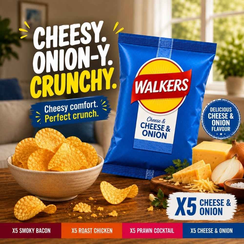 Walkers Meaty Chips Pack4 Dpr