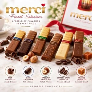 Merci Finest Selection Assorted Chocolates Gift Box Premium Chocolate - 675g
